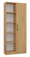 Półki do salonu - Wysoki regał z półkami dąb artisan K6-R41 - miniaturka - grafika 1