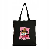 Torby i wózki na zakupy - Eko Torba Bawełniana na ramię Zakupy Shopper Torebka Mała Mi Muminki Bajka - miniaturka - grafika 1