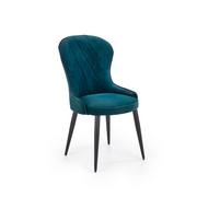 Krzesła - Krzesło Metalowe K-366 Czarny / Ciemny Zielony Halmar - miniaturka - grafika 1