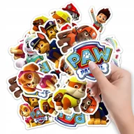 Szkolne artykuły papiernicze - NAKLEJKI ETYKIETY NA ZESZYT NALEPKA Z POSTACIAMI PSI PATROL PAW WZORY 10SZT - miniaturka - grafika 1
