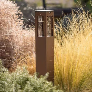 Les Jardins Solarny słupek LED Tradition czujnik corten 90cm - Lampy ogrodowe - miniaturka - grafika 2