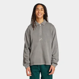 Bluza frotte z efektem sprania ADIDAS All SZN na krótki suwak - Bluzy męskie - miniaturka - grafika 1