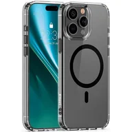 Etui i futerały do telefonów - Etui ETTERI Color Mag do Apple iPhone 15 Pro Przezroczysto-czarny - miniaturka - grafika 1