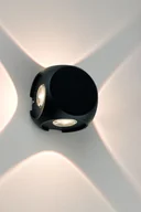 Lampy ścienne - Nowodvorski Lampa ścienna kinkiet PATRAS LED 9115 czarny 9115 - miniaturka - grafika 1