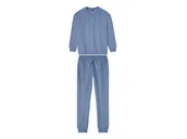 Spodnie i spodenki dla dziewczynek - pepperts!® Dres dziewczęcy (bluza + spodnie) (146/152, Niebieski) - miniaturka - grafika 1