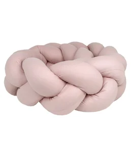 Ochraniacz do łóżeczka warkocz "Bawełna brudny róż" - 410cm - Ochraniacze do łóżeczka Ochraniacz do łóżeczka warkocz "Bawełna brudny róż" - 410cm - Ochraniacze do łóżeczka - miniaturka - grafika 1