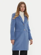 Płaszcze damskie - Maryley Płaszcz przejściowy 24IB808/14SW Niebieski Regular Fit - miniaturka - grafika 1