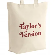 Torby i wózki na zakupy - Torba bawełniana na zakupy 42x38 z dnem Taylor Swift The Eras Tour - miniaturka - grafika 1