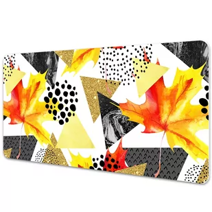 Mata ochronna na biurko Geometryczne trójkąty 100x50 cm - Podkładki na biurko - miniaturka - grafika 1