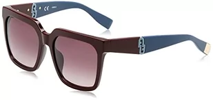 Furla Unisex SFU594 okulary przeciwsłoneczne, bordowe, rozmiar 55, bordowy, 55 - Okulary przeciwsłoneczne - miniaturka - grafika 1
