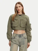 Kurtki damskie - ONLY Kurtka bomber Saga 15336303 Zielony Regular Fit - miniaturka - grafika 1