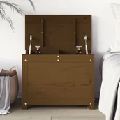 Skrzynie ogrodowe - vidaXL Skrzynia do przechowywania, brązowa 60x32x45,5 cm, lita sosna - miniaturka - grafika 1