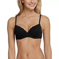 Biustonosze - Schiesser Damski Biustonosz z Fiszbinami, Czarny (Czarny 000), 80C - miniaturka - grafika 1