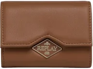 Portfele - REPLAY Damski portfel na akcesoria podróżne FW5374, 0212 Caramel Cafe', 0212 Caramel Cafe', jeden rozmiar - miniaturka - grafika 1