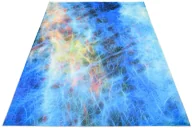 Dywany - Niebieski Dywan Nowoczesny A8-H98 - miniaturka - grafika 1