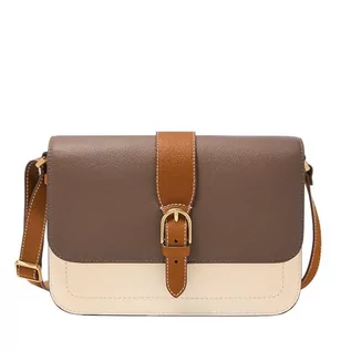 Torebki damskie - Fossil Women's Zoey Crossover Body Bag, biała, biały - grafika 1