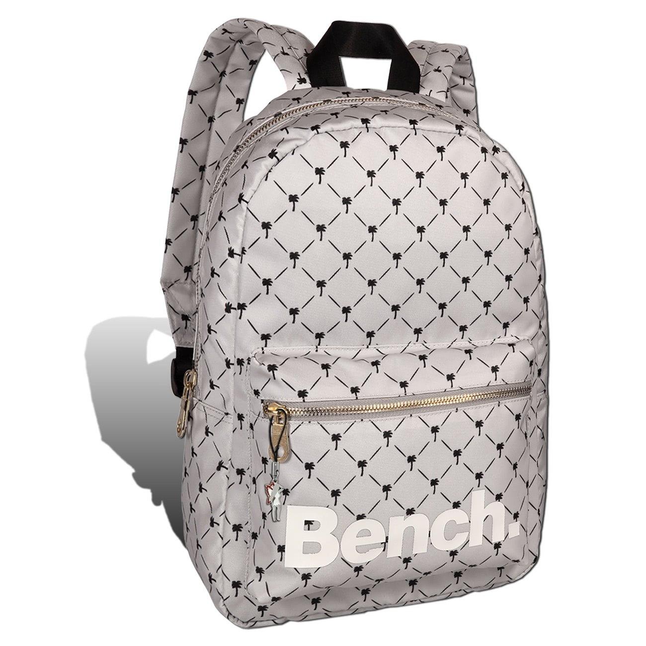 Bench szary plecak nylonowy plecak miejski sklep damski 25x35x12 plecak damski D2ORI304N