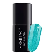 Odżywki do paznokci - Semilac UV Hybrid lakier hybrydowy 020 Green Glass 7ml - miniaturka - grafika 1