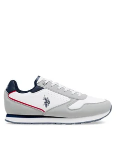 U.S. Polo Assn. Sneakersy NOBIK001C Biały - Buty dla chłopców - miniaturka - grafika 1