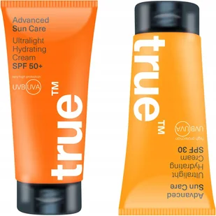 True men skin care - Zestaw dwóch wodoodpornych i ultralekkich kremów nawilżających z SPF30 oraz SPF50 2x50ml - Kosmetyki do pielęgnacji twarzy męskie - miniaturka - grafika 1