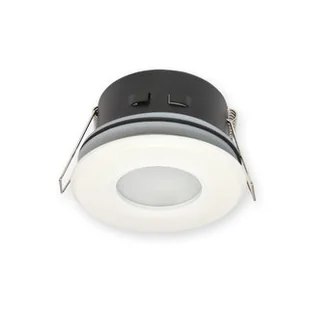 LED Line IP44 lampa sufitowa wpuszczana ramka wodoodporna reflektor wpuszczany reflektor punktowy okrągły biały wykonany z aluminium - Lampy sufitowe - miniaturka - grafika 1