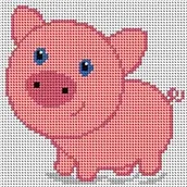 Pasmanteria - Ariadna, zestaw do haftu świnka - miniaturka - grafika 1