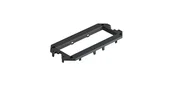 Kanały kablowe - OBO Bettermann Ramka montażowa do UT3 3 Modul45 165x76x4mm PA grafitowo-czarny RAL9011 7408753 7408753 - miniaturka - grafika 1