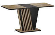 Stoły - Stół do jadalni rozkładany NEVIO kolor DĄB ARTISAN / CZARNY 125(170)X75 - miniaturka - grafika 1