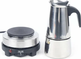 Ekspres do kawy Moka dzbanek Ekspres do kawy z 6 filiżankami 300ml kuchenka elektryczna Dzbanek do kawy ze stali nierdzewnej Dzbanek do kawy z mlekiem - Dzbanki i imbryki - miniaturka - grafika 1