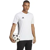 Koszulki męskie - Koszulka męska adidas Tabela 23 Jersey biała H44526 - miniaturka - grafika 1