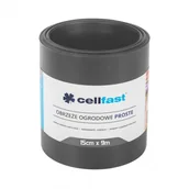 Akcesoria do ogrodzeń - Obrzeże ogrodowe proste 15cm x 9m Cellfast grafitowe - miniaturka - grafika 1