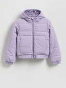 Kurtki i płaszcze dla dziewczynek - Reserved - Kurtka z kapturem - fioletowy - miniaturka - grafika 1