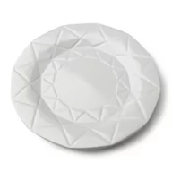 Talerze - Affek Design Ceramiczny Talerz Obiadowy Okrągły Szary Adel marki - miniaturka - grafika 1