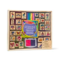 Zabawki kreatywne - MELISSA Zestaw pieczątek drewnianych - Wróżki Fairy Tale 41900 (41900 MELISSA) - miniaturka - grafika 1