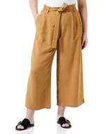 Spodnie damskie - PINKO Damskie spodnie z wiskozy Premuroso Li, C92_musztardowe, 34, C92_musztardowy, 40 - miniaturka - grafika 1