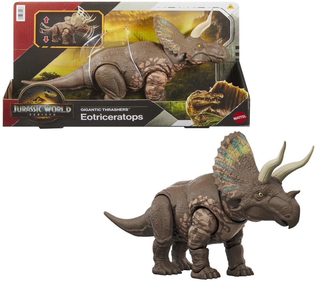 Figurka Mattel Jurassic World - Rebirth Eotriceratops JGB93