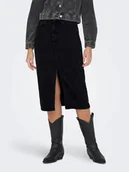 Spódnice - gonne donna only 15319268 bianca whashed black - miniaturka - grafika 1