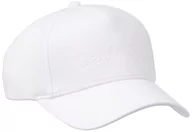 Czapki damskie - Calvin Klein Męska koszulka Ck Bb czapka bejsbolówka, Jasnobiały, Rozmiar uniwersalny - miniaturka - grafika 1