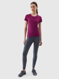 Legginsy dzianinowe elastyczne damskie 4F 4FWSS24TTIGF137-22S Szary - Legginsy Legginsy dzianinowe elastyczne damskie 4F 4FWSS24TTIGF137-22S Szary - Legginsy - miniaturka - grafika 1