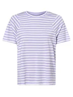 Koszulki i topy damskie - Vila - T-shirt damski  VICandie, lila|biały - miniaturka - grafika 1