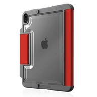 Etui do tabletów - STM Dux Plus - Etui pancerne iPad 10.9" (2022) MIL-STD-810G z funkcją ładowania Apple Pencil (Red) - miniaturka - grafika 1