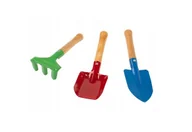 Mały majsterkowicz - Małe narzędzia ogrodnicze dla dzieci Playtive szpadelek, grabki i szufelka - miniaturka - grafika 1