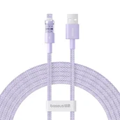 Kable USB - Kabel Baseus Gem 2.4A 2m (fioletowy) - miniaturka - grafika 1