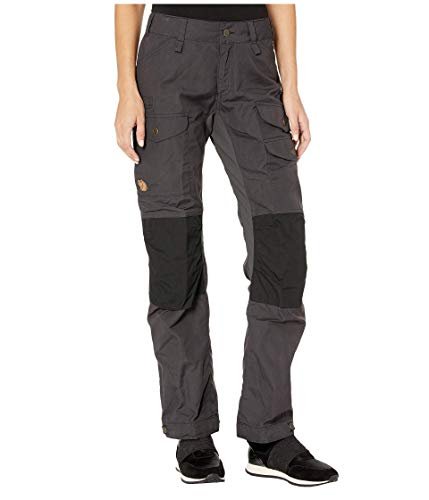 Fjallraven damskie spodnie sportowe Vidda Pro z wentylatorem Trs W Reg szary Dark Grey-black 48