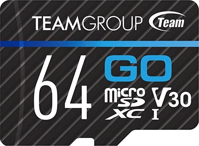 Karta TeamGroup Go MicroSDXC 64 GB Class 10 UHS-I/U3 V30 TGUSDX64GU303