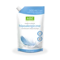 Mydła - ABE mydło hipoalergiczne z proteinami mleka koziego i prebiotykami 500 ml Saszetka - miniaturka - grafika 1