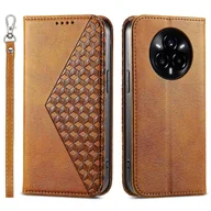 Portfele - Dla Realme 14 Pro+ 5G Etui Skóra Cielęca Skórzany Pokrowiec na Telefon z Portfelem - Żółty Wielobarwny Yellow - miniaturka - grafika 1