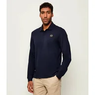 Koszule męskie - Napapijri Polo E-BADGE LS Relaxed fit - miniaturka - grafika 1