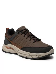 Skechers Sneakersy Yoren 210319/CDB Brązowy - Sneakersy męskie - miniaturka - grafika 1