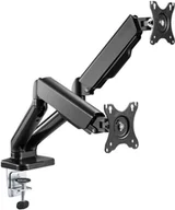 Kable - Uchwyt monitorów Goobay BASIC DOUBLE GAS 17"-32" - miniaturka - grafika 1
